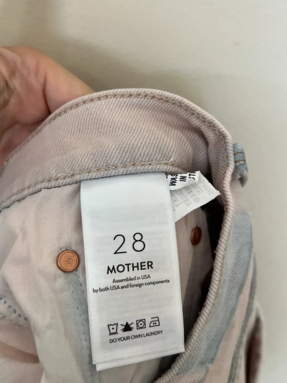 Mother Dunked In Trouble Ultra High Waist Tomcat Kick Fray Shorts